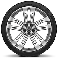 21" Audi Sport® 5-double-spoke-V design wheels