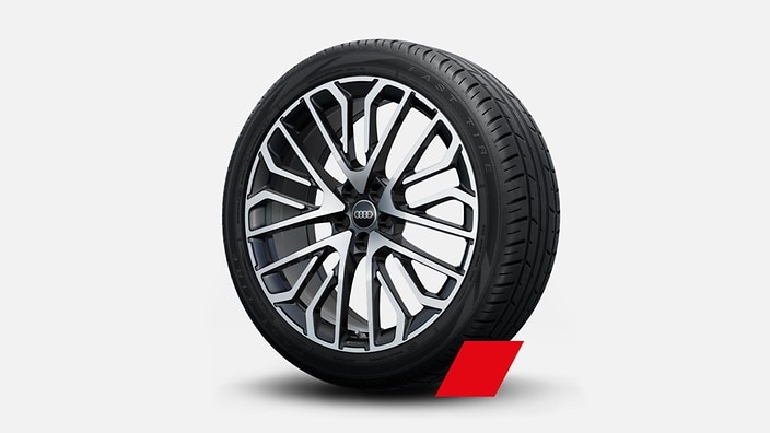 21" multispoke-S design wheels, bicolor finish