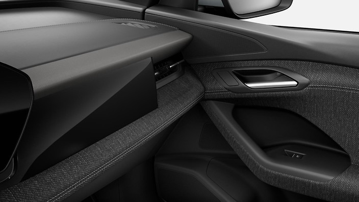 Anthracite mesh inlay