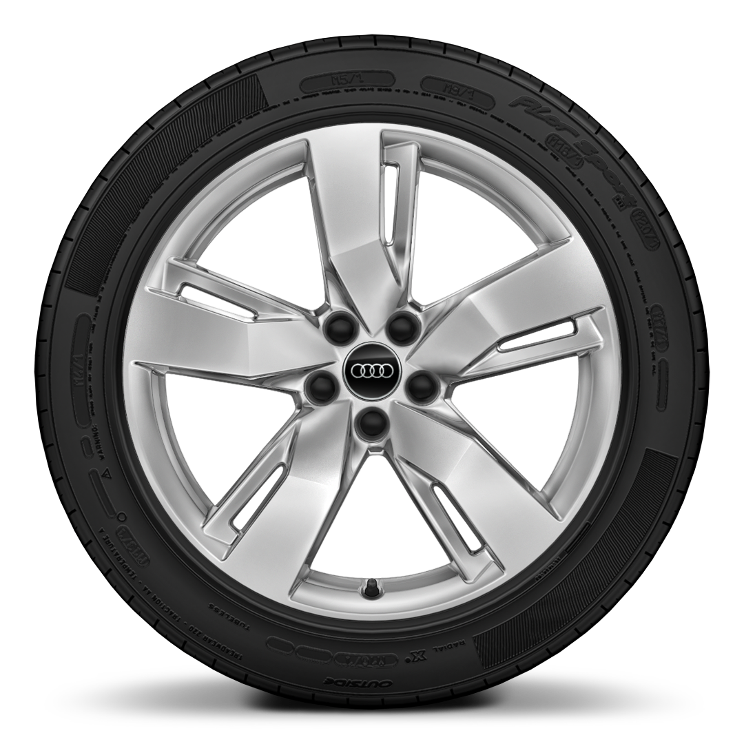 Wheels, 5-arm wing style, 8.0J x 19, 235/55 R19 tires