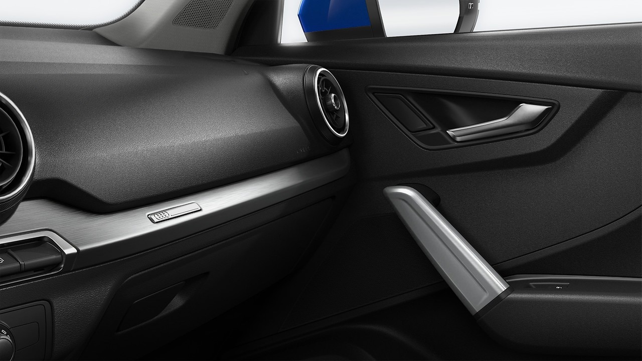 Insertos decorativos em alum&iacute;nio fosco escovado