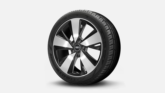 19" 5-arm-aero design wheels, bicolor finish