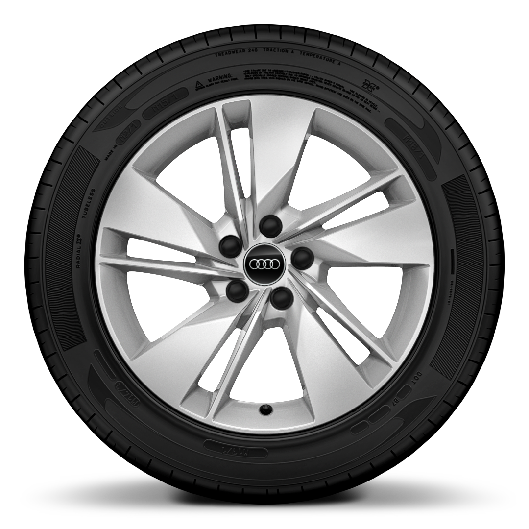 18&quot;x 7.0J &apos;5-segment-spoke&apos; design alloy wheels with 215/50 R 18 tyre