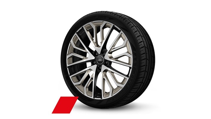 21" multi-spoke sport design wheels, Neodymium Gold finish