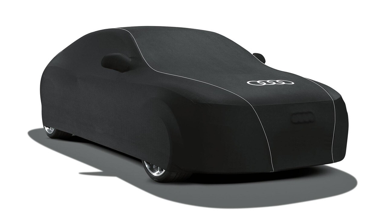 Car cover (indoor), with Audi rings