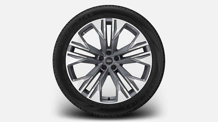 22" 5 double-arm design, Graphite Grey wheels