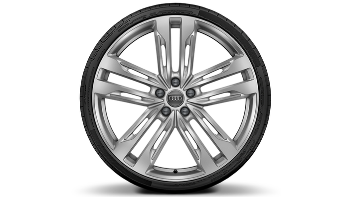 21" 5-double-spoke-V design wheels
