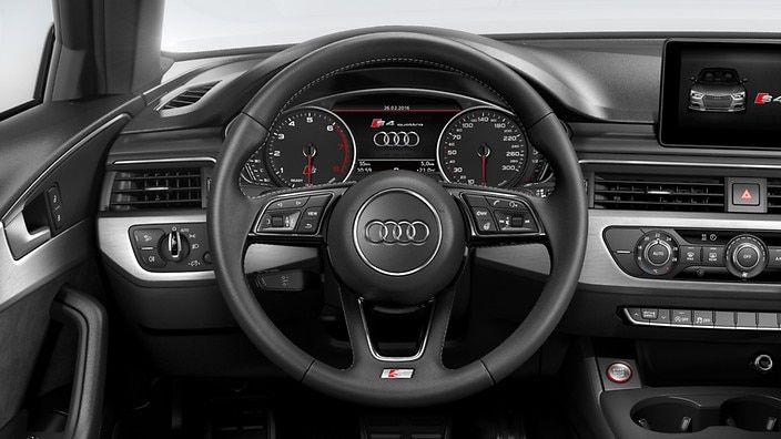 Heated 3-spoke, leather-covered multifunction steering wheel