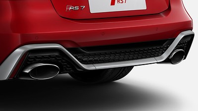 Dual exhaust with RS oval tips