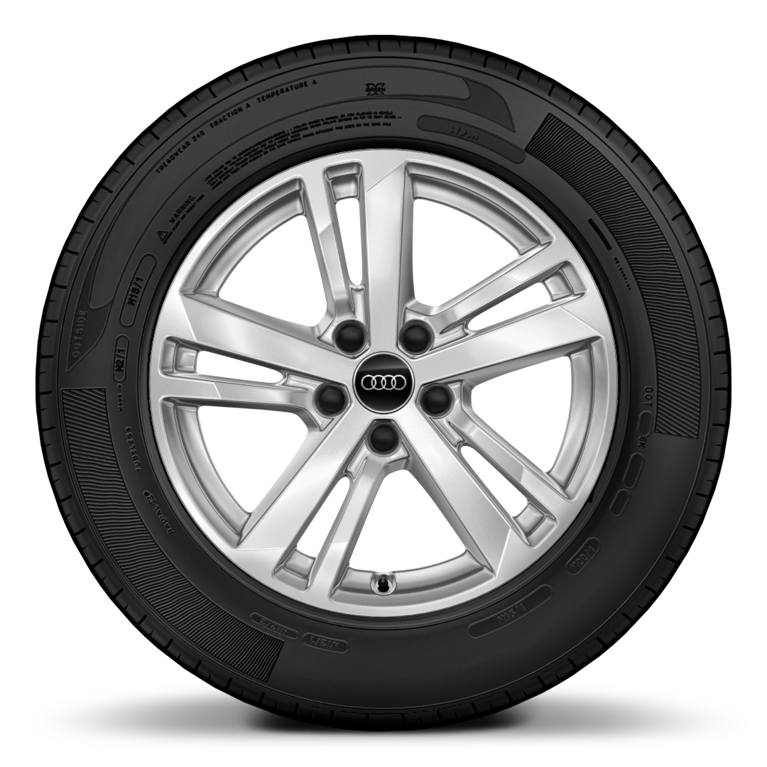 17&quot; x 7.0J &apos;5-twin-spoke&apos; design alloy wheels with 215/65 R 17 tyres