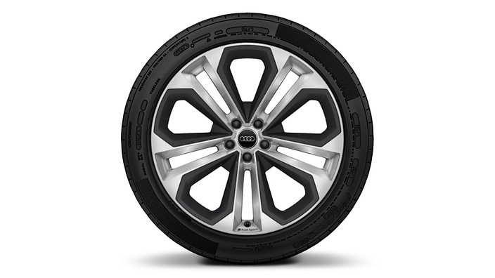 21" Audi Sport® 5-double-spoke-modular design wheels