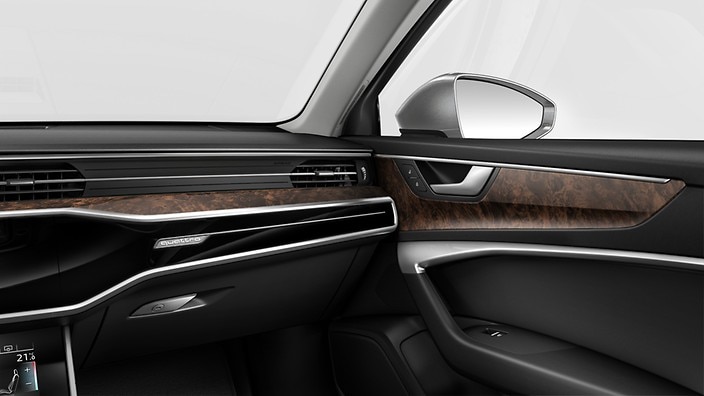 Dark Brown Walnut Wood inlays