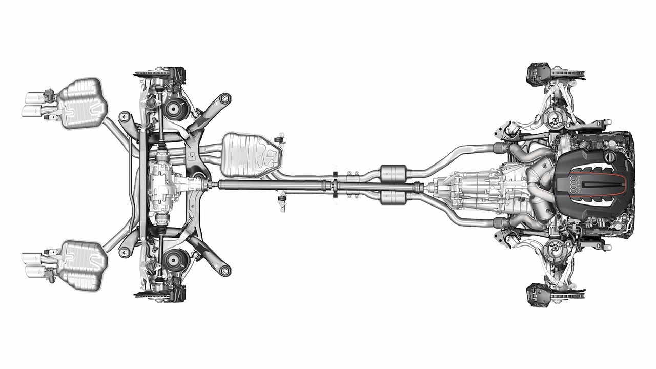 Audi quattro with Sports differential