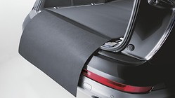 Reversible mat with bumper protection, black