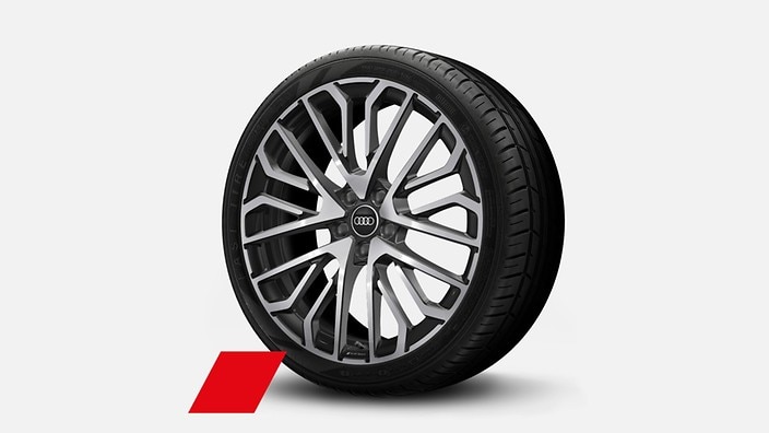 20" multispoke-S design wheels bicolor finish