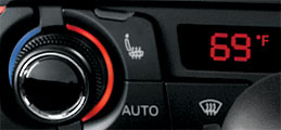 Heated front seats