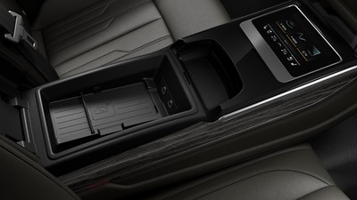 Audi phone box im Fond ohne Wireless Charging