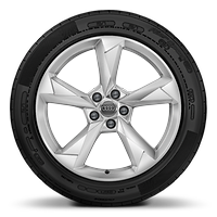 Jantes em liga leve em design din&acirc;mico de 5 bra&ccedil;os, 7J x 19 com pneus 235/50 R19