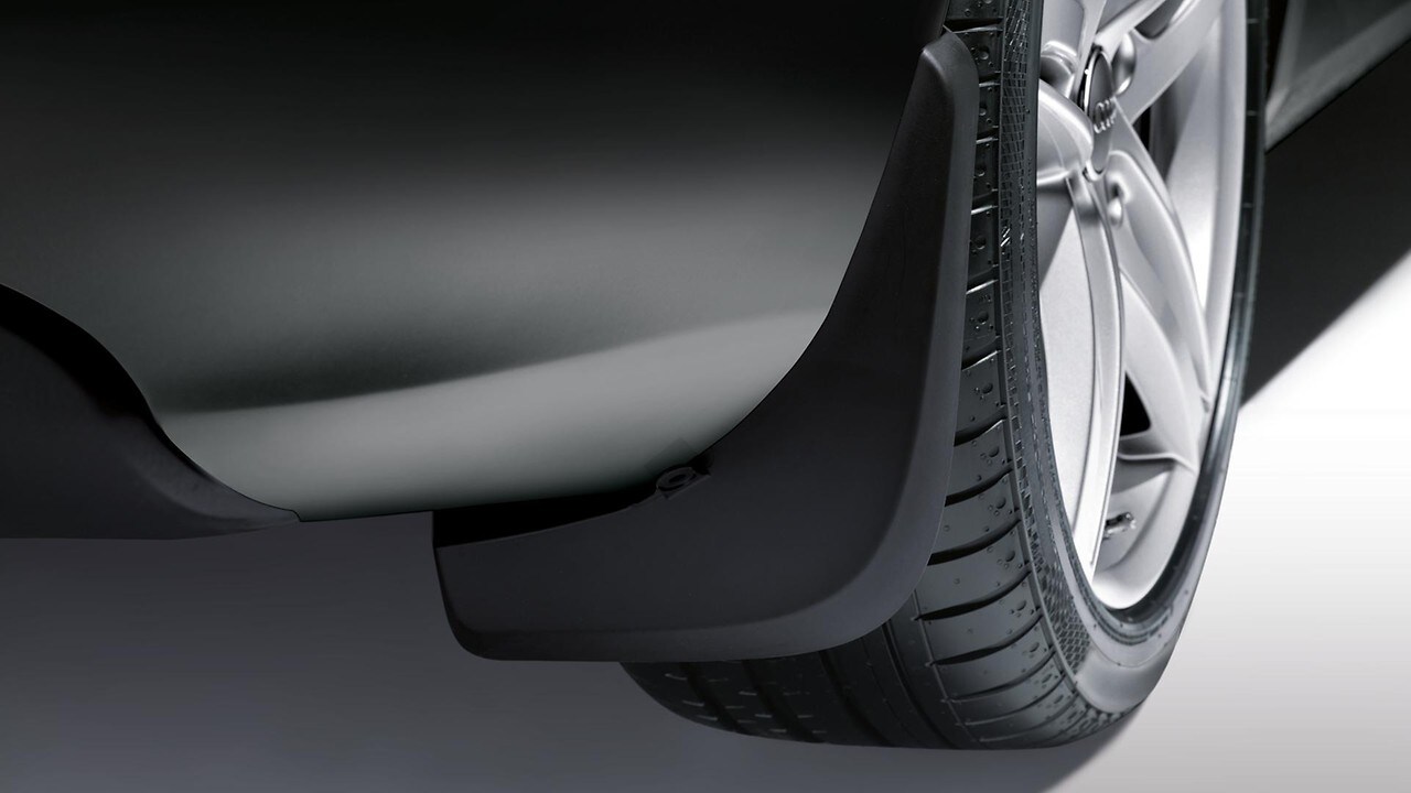Mud flaps, for the rear
