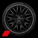 Roues Audi Sport de 20 po noir anthracite à 10 rayons en Y
