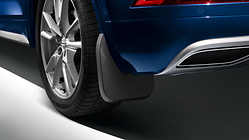 Mud flaps, for the rear, for vehicles without S line exterior package