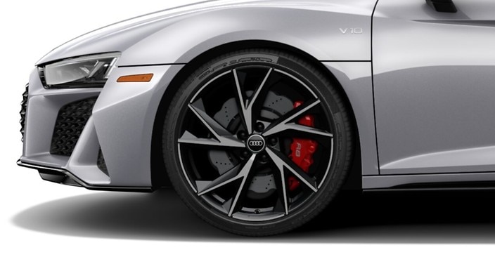 Red brake calipers