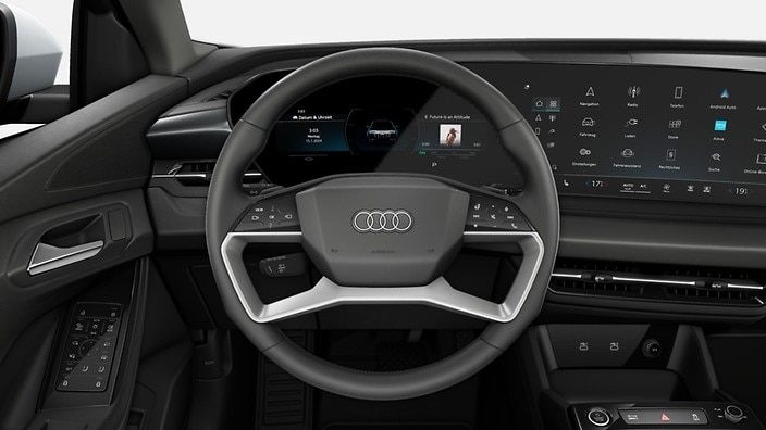 4-spoke multifunction steering wheel