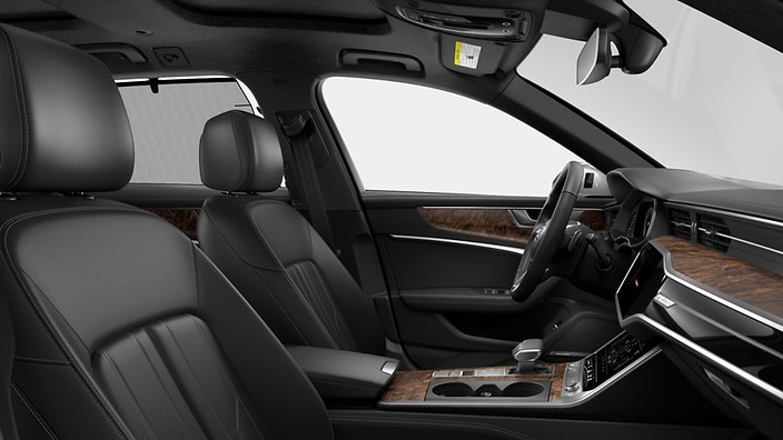 Black cloth headliner
