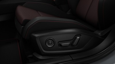 Power-adjustable front seats