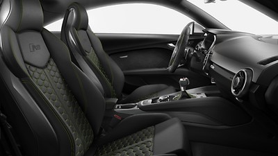 Designpaket schwarz-iguanagr&uuml;n Audi exclusive