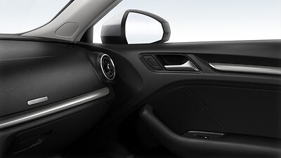 Decorative dark aluminium inserts