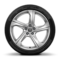 Jantes de liga leve 19" com 5 bra&ccedil;os din&acirc;micos S e pneus 245/45 R19
