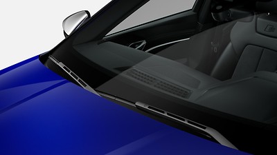Adaptive windshield wipers with integrated washer nozzles