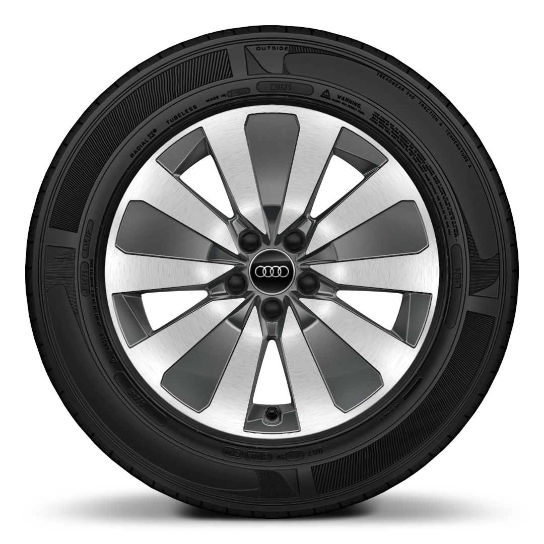 16" '5-arm Aero' alloy wheels, grey