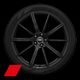 Jantes Audi Sport, style étoile à 10 branches, Noir, 9,0J x 21, pneus 265/35 R21
