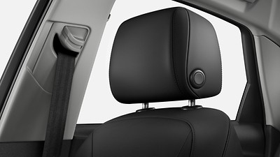 Variable head restraints for the front seats