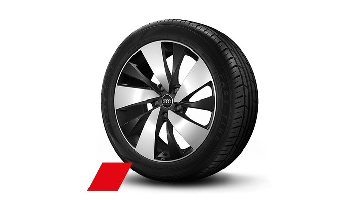 20'' 10-spoke design, bi-colour wheels
