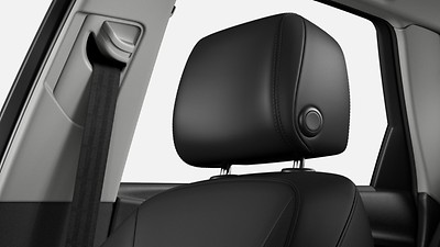 Variable head restraints for the front seats