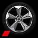 Audi Sport 鑄造鋁合金輪圈搭配 235/45 | 255/40 R21 輪胎