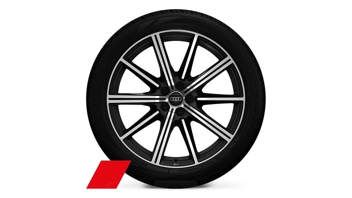 20" 10-spoke, metallic black wheels&nbsp;&nbsp; (includes sports suspension, 20mm drop)