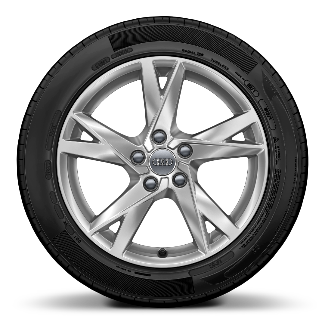 17&quot; 7.5J &apos;5-spoke Y&apos; design alloy wheels with 7.5J 225/50 R17 tyres