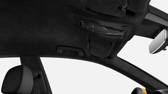 Black Alcantara headliner