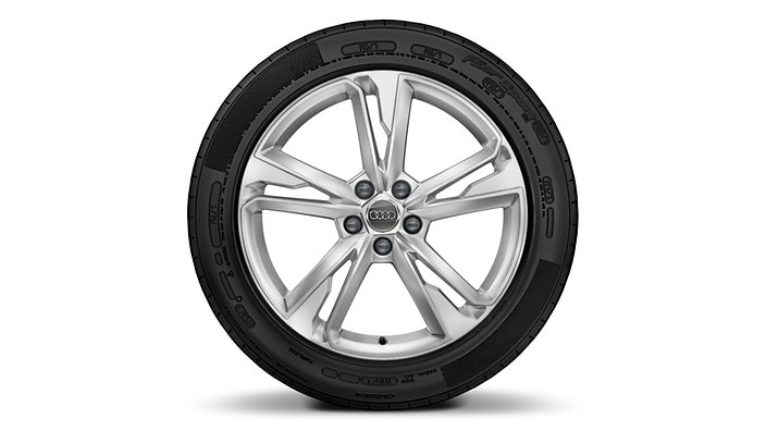 19"&nbsp;5-double-spoke dynamic design wheels