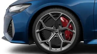 RS Steel Brakes with red calipers