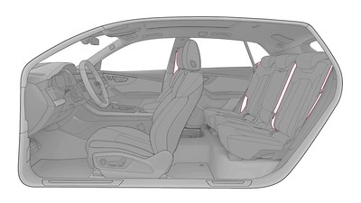 Audi exclusive gekleurde veiligheidsgordels