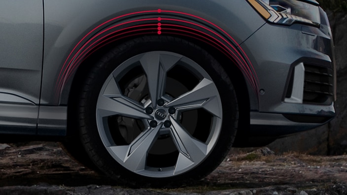 Audi adaptive air suspension, comfort