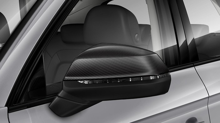 Carbon fiber exterior mirror housings