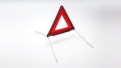 Warning triangle, foldable