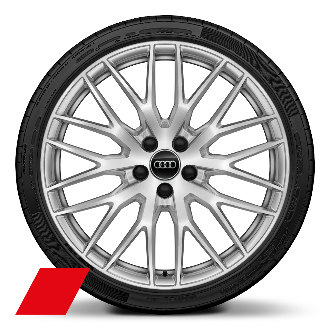20&quot; x 9J 10-spoke Y-Style, diamond cut with 255/30 R20 tyres