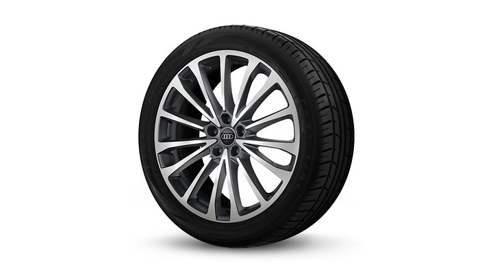 20" multispoke design wheels, bicolor finish